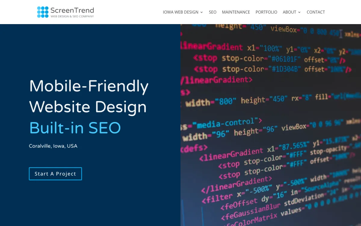 ScreenTrend homepage, captured September 28, 2026